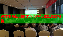 跨境電商培訓(xùn)周學(xué)習(xí)心得與成長(zhǎng)總結(jié)報(bào)告