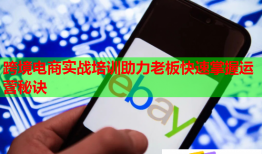 跨境電商實(shí)戰(zhàn)培訓(xùn)助力老板快速掌握運(yùn)營秘訣