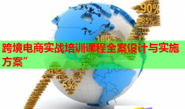 跨境電商實戰(zhàn)培訓課程全案設(shè)計與實施方案”
