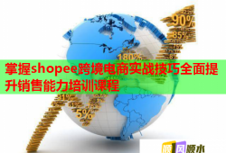 掌握shopee跨境電商實(shí)戰(zhàn)技巧全面提升銷售能力培訓(xùn)課程