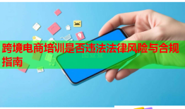 跨境電商培訓(xùn)是否違法法律風(fēng)險(xiǎn)與合規(guī)指南