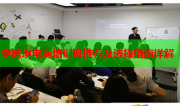 學跨境電商培訓班推薦及選擇指南詳解