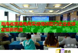 海南省跨境電商實(shí)戰(zhàn)培訓(xùn)助力企業(yè)全球發(fā)展新機(jī)遇
