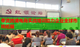 奉賢跨境電商實(shí)戰(zhàn)培訓(xùn)助力企業(yè)全球市場(chǎng)拓展