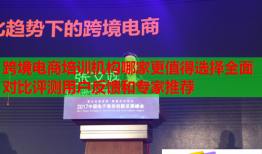 跨境電商培訓(xùn)機構(gòu)哪家更值得選擇全面對比評測用戶反饋和專家推薦