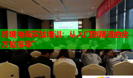 跨境電商實戰(zhàn)培訓(xùn)：從入門到精通的全方位指導(dǎo)”