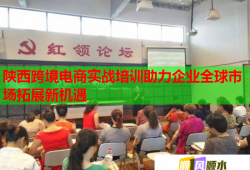 陜西跨境電商實(shí)戰(zhàn)培訓(xùn)助力企業(yè)全球市場(chǎng)拓展新機(jī)遇