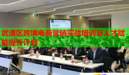 武清區(qū)跨境電商營(yíng)銷實(shí)戰(zhàn)培訓(xùn)與人才賦能提升計(jì)劃