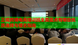 正規(guī)跨境電商培訓(xùn)班全面盤點有哪些優(yōu)質(zhì)選擇與報名指南